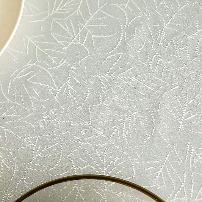 ARTABLE Lace Table Cloths Rectangle Fall Antique Flower Decor Macrame Tablecloth for Outdoor Farmhouse Rustic Kitchen Party Birthday Picnic (Ivory-1, 60 x 104 Inch)