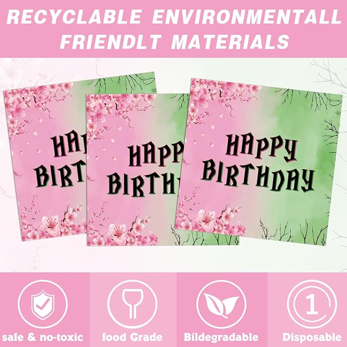 140pcs Pink and Green Witch Party Decorations Tableware, Witch Table Centerpieces Party Supplies, Tableware Set Paper Cups for Girls Birthday Party Decorations Severs 20 Guests