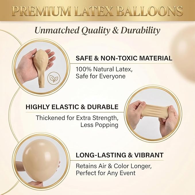 Balloon Column Kit Set of 2 With Confetti Balloons Included - Balloon Tower with Stand, Base, and Pole,Backdrop Decoration for Wedding, Baby Shower, Birthday Party, or Bachelorette Parties (Gold)