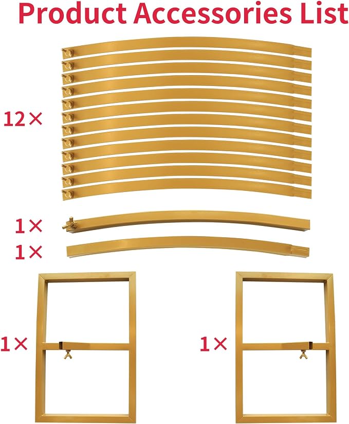 Wedding Arch Round Backdrop Stand Gold Metal Circle Backdrop Stand Circle Balloon Arch Stand Frame for Birthday Party Bridal Shower Anniversary Ceremony Candy Tables Celebration in 2x2.4m