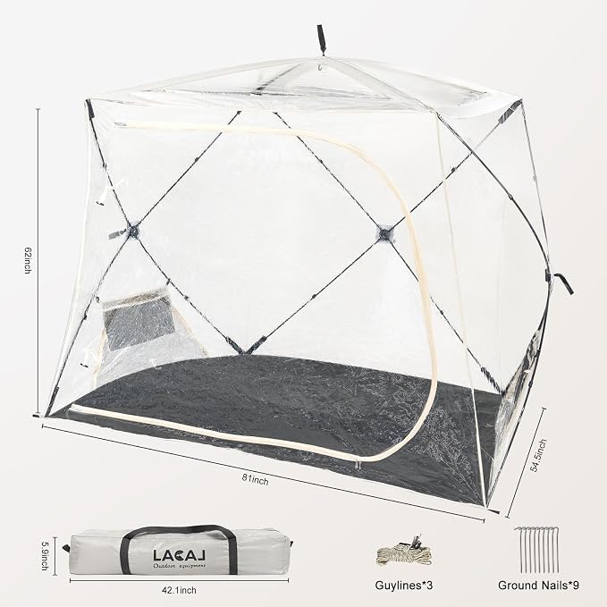 Sports Tent for 1-3 Person,Portable Pop Up Outdoor Weatherproof Shelter, Instant Bubble Tent for Sports Event,Camping,Fishing