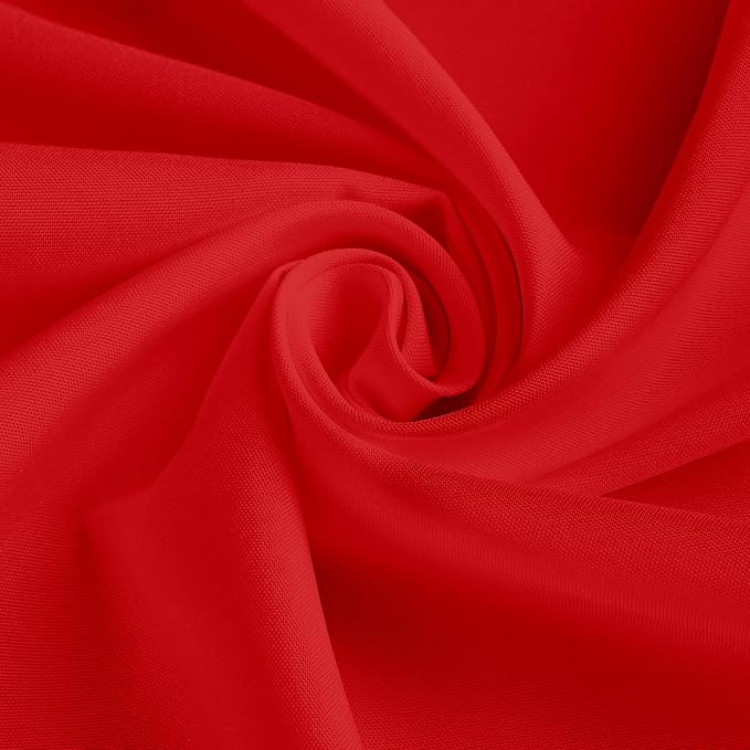 10 Pack Red Tablecloths for 6 Foot Rectangle Tables 60 x 102 Inch Red Table Cloth Rectangle Table 6ft Tablecloth Linen Polyester Fabric Washable Tablecloths for Parties Wedding Banquet