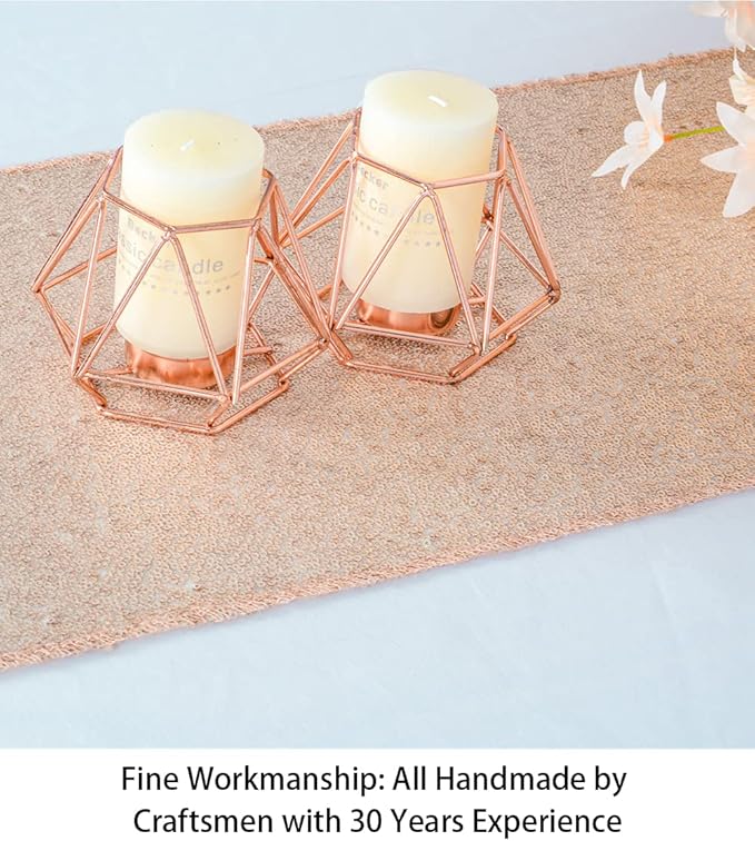 ShinyBeauty Champagne Table Runners Pack of 15 Wedding Decor Sequin Table Runner 12x108-Inch Outdoor Table Linen 108 Inches Long Birthday Wedding Party Tables Decoration