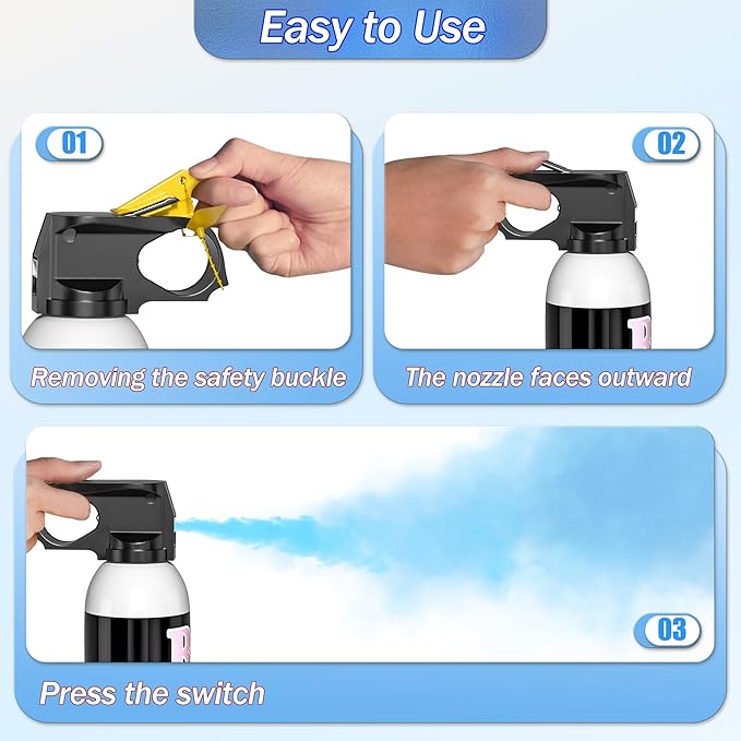 POPUPARTY 2 Pack Blue Gender Reveal Fire Extinguisher Color Blaster for Baby Boy Gender Reveal