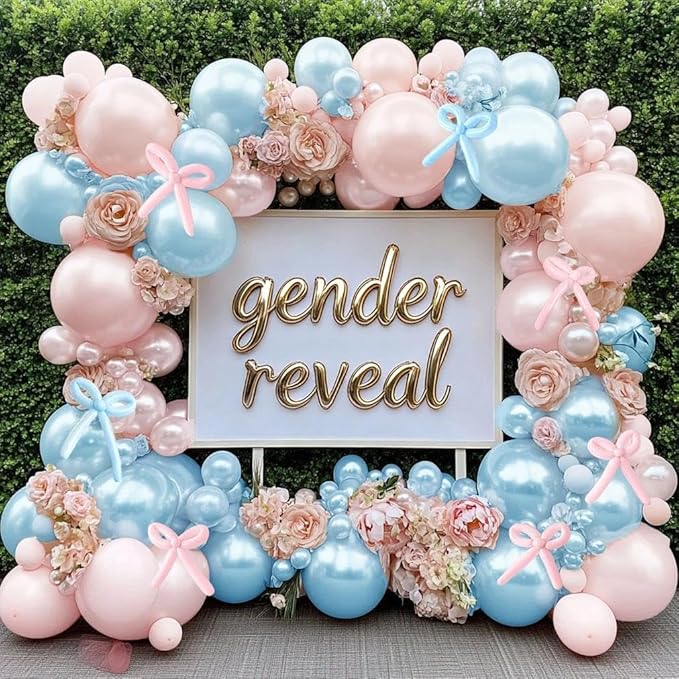 Pearl Pink Balloon Double Stuffed Pearl Balloons Garland Pastel Light Pink Arch Kit Pale Long Balloons Different Size for Birthday Wedding Baby Shower Anniversary Decoration