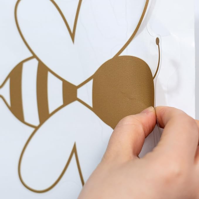 VANGNING A Little Honey is on The Way Decal Sign | Gender Reveal Girl or Boy Baby Shower Decal Sign,Bee Baby Shower Sign Vinyl Decal,aby Shower Balloon Arch Decal
