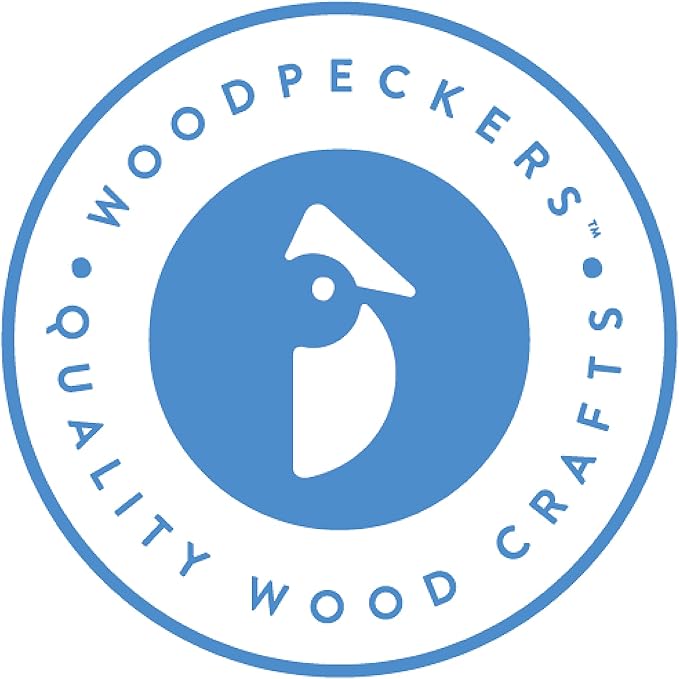 Wood Plywood Circles 6 inch, 1/8 Inch Thick, Round Wood Cutouts, Pack of 5 Baltic Birch Unfinished Wood Plywood Circles For Crafts, By Woodpeckers