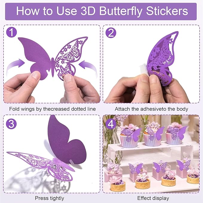 20th Purple Birthday Decorations for Women, NANINUNENO Purple Pink 20th Birthday Decorations Butterfly Theme Lavender Party Decor Set with Number Balloons, Banner, Sash, Butterfly Stickers