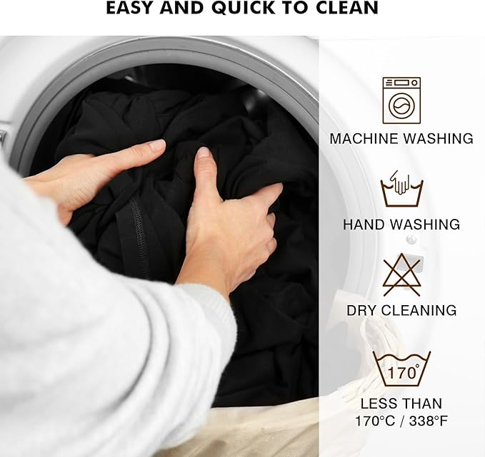Fixwal 100 Pcs Black Folding Chair Cover, Spandex Stretch Covers Ideal for Wedding, Party, Dining, Business Meeting, Banquet, Universal Fitted Washable Slipcover