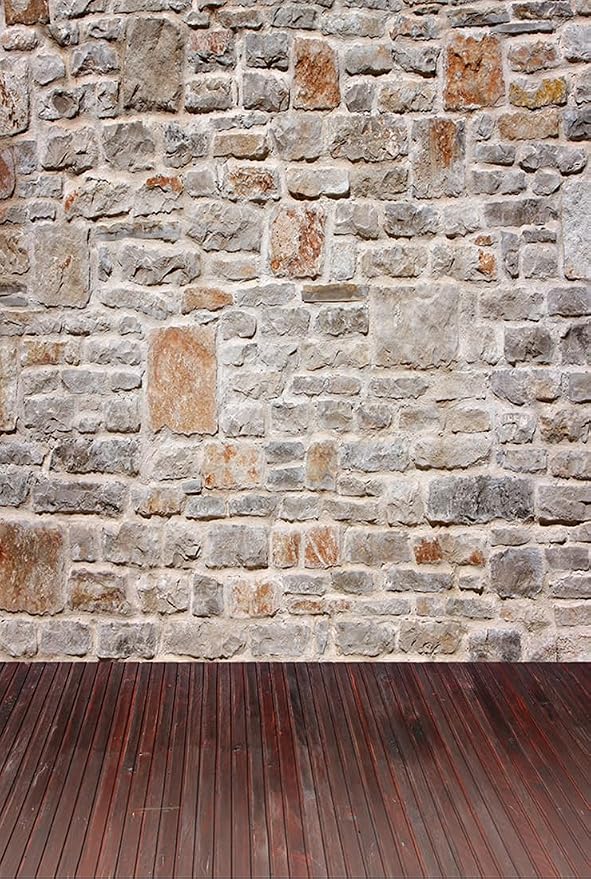 AOFOTO 6x8ft Grunge Stone Brick Wall Background Vintage Interior Photography Backdrop Adult Lover Artistic Portrait Photo Studio Props Vinyl Wallpaper