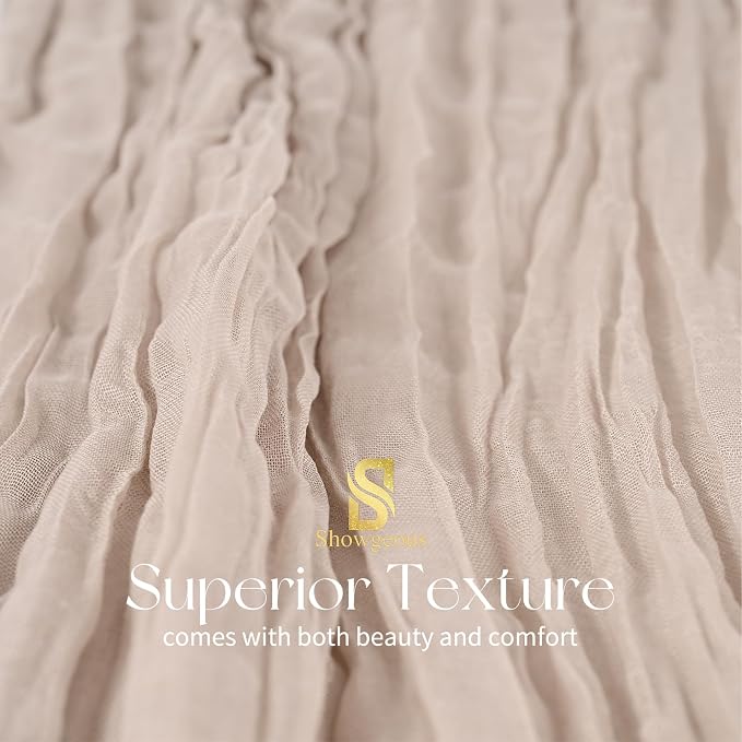 18 Pack Rosy Brown Cheesecloth Table Runner 17 x 108 inch Boho Gauze Table Runner Rustic Sheer Cheese Cloth Table Decorations for Wedding Party Baby Bridal Shower Birthday Holiday Home