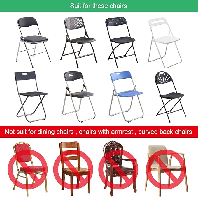 Stretch Spandex Chair Covers - 30 PCS, Folding Kitchen Chairs Cover, Universal Washable Slipcovers Protector, Removable Chair Seat Covers, for Wedding Party Dining Room Banquet Event
