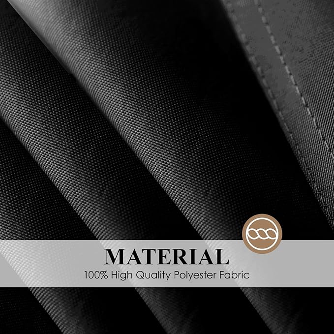 Square Tablecloth 52 x 52 Inch Black 6 Pack Tablecloths Stain-Wrinkle Resistant Washable Polyester Table Cloths for Holiday, Buffet Parties,and Wedding