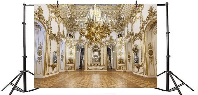 Yeele 15x10ft Luxurious Palace Backdrop for Photography Chandelier Arch Door Noble Hotel Background Kids Adult Photo Booth Shoot Vinyl Studio Props