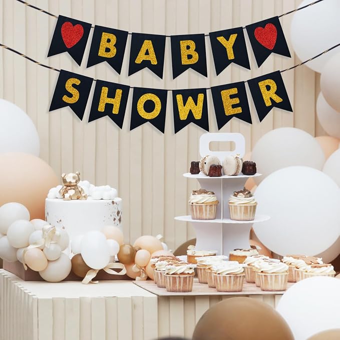 Custom Banner Kit, 28 Burlap Banner with 95 Felt Letters, Make Your Own Diy Customizable Kit for Birthday Wedding Party Decorations