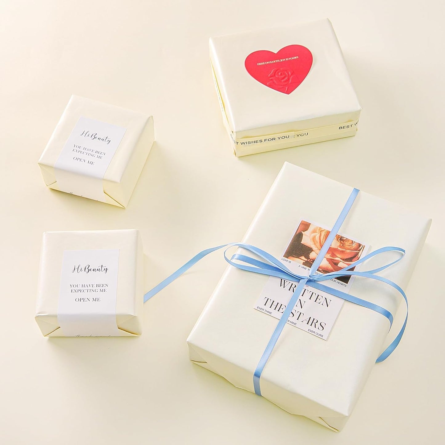 Matte Wrapping Paper Roll - Solid Color Pearly 17.3Inches X 39.4Feet Off White Shimmer Gift Wrapping Paper Roll Elegant Lustre Paper for Wedding,Valentine's Day,Birthday, Christmas,Baby Shower PAP11OW