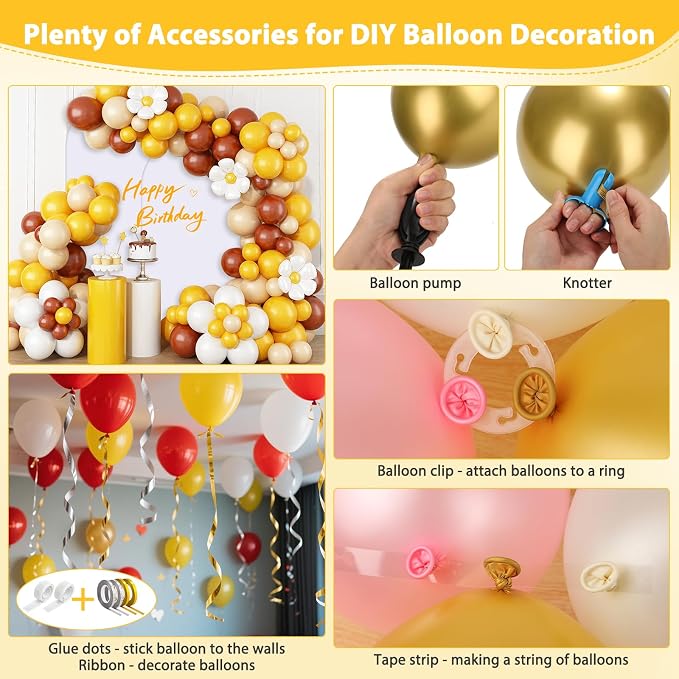 Metal Arch Backdrop Stand and Cover Set of 2, 7.2ft 6ft Gold Party Back drop Arch Stand with Spandex White Background Covers Balloon Garland Kit for Birthday Parties Wedding Ceremony Baby Shower Décor