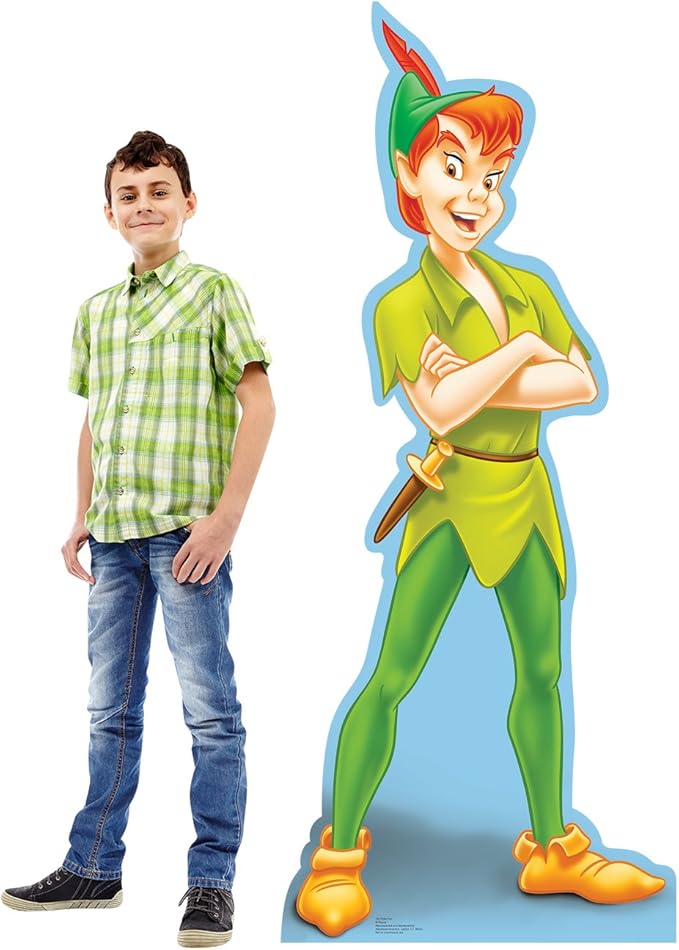 Cardboard People Peter Pan Life Size Cardboard Cutout Standup - Disney's Peter Pan