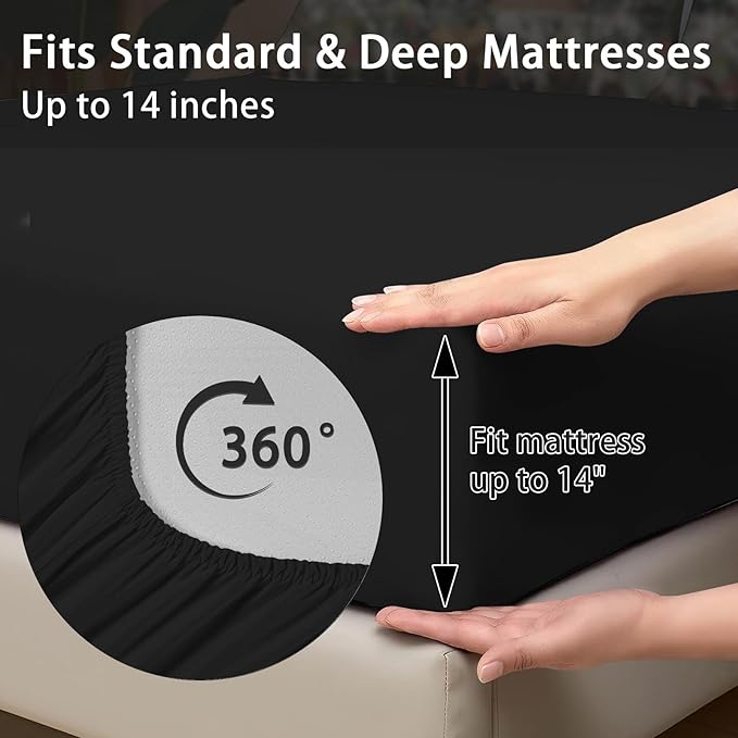 Pamnest Comforter Set King Size, Mushroom Plant 7 Pcs Bedding for Kids and Adults, Skeleton Spooky Retro Bed Sheet Sets with Fitted Sheet 2 Pillowcases & 2 Shams for Bedroom Bed Decor