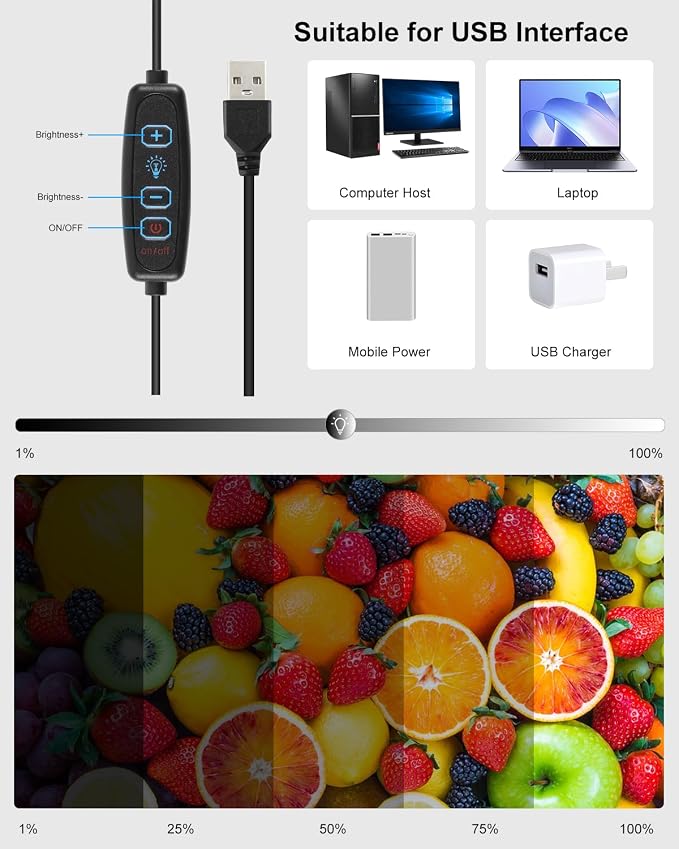 10"x10" Mini Photo Light Box, PULUZ Portable Lightbox with 104 LED Ring Light, CRI 97+ Dimmable Shooting Tent Kit, 12 Backdrops Photo Studio for Jewelry & Small Items Photography