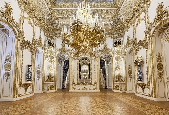 Yeele 15x10ft Luxurious Palace Backdrop for Photography Chandelier Arch Door Noble Hotel Background Kids Adult Photo Booth Shoot Vinyl Studio Props