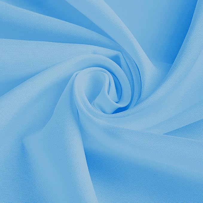 10 Pack Light Blue Tablecloth 60 x 102 Inch Blue Tablecloth for 6 Foot Rectangle Tables Light Blue Table Cloth Washable Polyester Fabric Table Cloths for Parties Wedding Banquet Christmas
