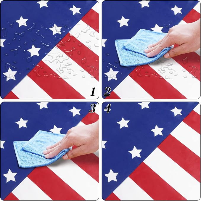 Childom 152 Pack 4th of July Decorations,Patriotic 4th of July Plates Set | Fourth Of July Decorations,250th Anniversary Patriotic Decorations,Red White And Blue Decorations For Labor Day Veterans Day