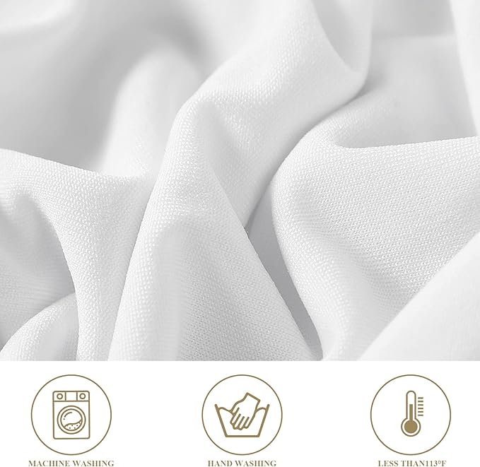 magalo 100 Pack White Spandex Folding Waterproof Chair Cover, Stretch Chair Cover Protector for Wedding, Party, Dining Banquet and Other Special Events