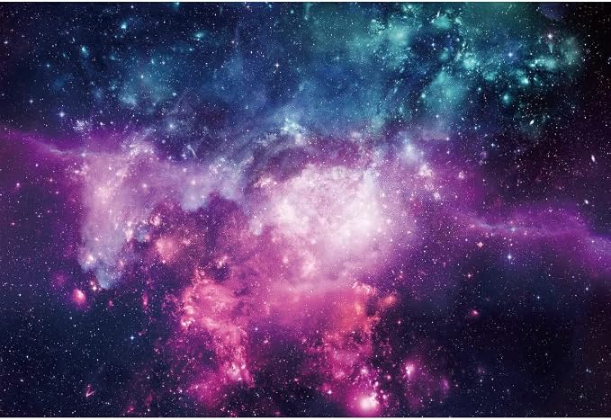 Laeacco Galaxy Backdrop 10x7FT Starry Night Sky Outer Space Photography Background Universe Nebula Backdrop Newborn Baby Shower Birthday Party Decoration Banner Portrait Photo Booth