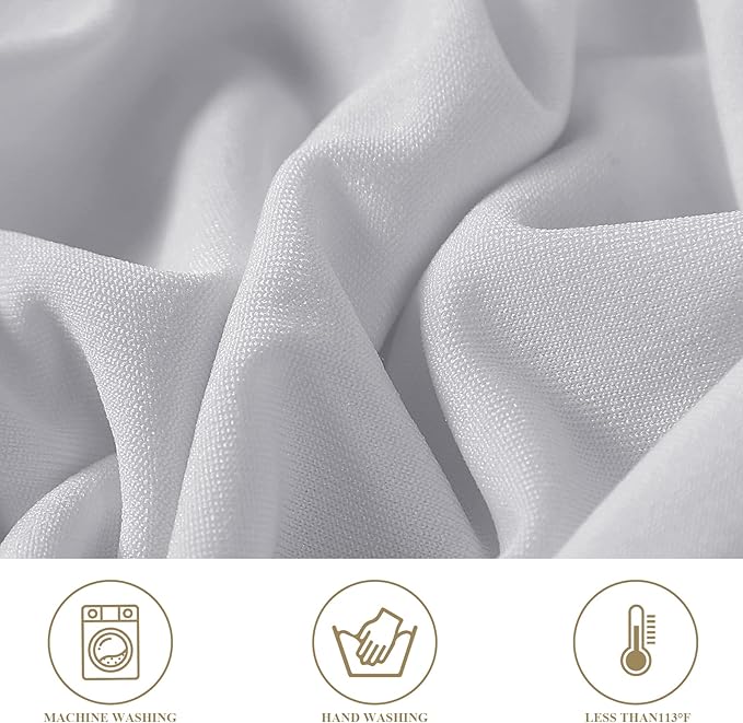 magalo 20 Pack Silver Spandex Folding Waterproof Chair Cover, Stretch Chair Cover Protector for Wedding, Party, Dining Banquet and Other Special Events