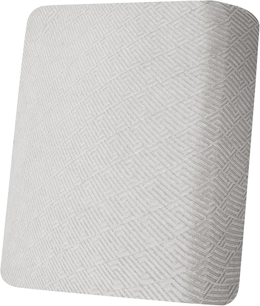 XINEAGE Large Couch Cushion Covers Seat Cushion Cover Thick Stretch Sofa Slipcovers 1 Piece Individual Couch Covers with Elastic Bottom(Single XL Seat Cushion/Backrest,Silver Grey)