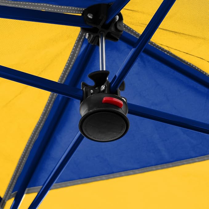 Logo Brands NCAA 12x12 Solo Up Canopy - 144 Square Feet of Shade – One-Person Easy Setup, UV-50 Protection, Rolling Storage Bag – Perfect Tent for Tailgates and Outdoor Events