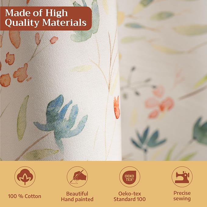 Maison d' Hermine Table Cloth Round Table 100% Cotton 69 Round Inches Tablecloth Reusable Decorative for Dining Kitchen Room Farmhouse Party Home Hotel Restaurant Spring Summer - Colmar