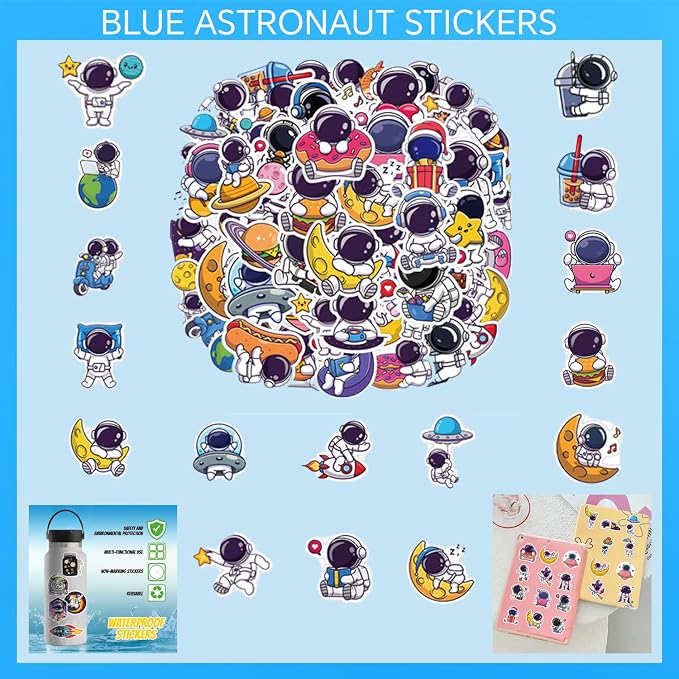 222Pcs Space Themed Party Decorations, Birthday Tableware Set | 2-design plates, cups, napkins, cutlery, foil balloons, tablecloth & stickers for 24 guests