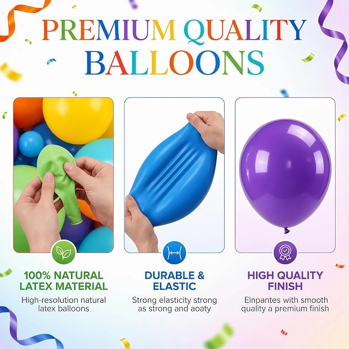Balloon Column Kit for Floor-Balloon Columns with Stand, Base and Pole,Balloon Tower Backdrop Decoration for Wedding, Baby Shower, Birthday Party, or Bachelorette Parties (MULTICOLOR)