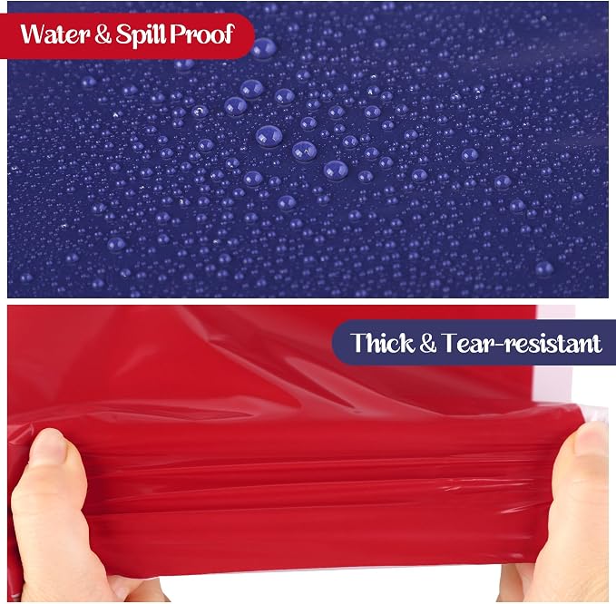 Kochorie 100 Ft x 54 Inch 4th of July Tablecloths Roll with Slide Cutter Box Patriotic Disposable Plastic Table Cover Roll Independence Day Backdrop for Memorial Day Party Supplies
