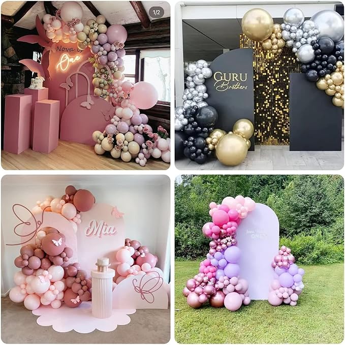 HUAYI Sweet Candy Arch Backdrop Cover for Girl Donut Themed Birthday Party Decorations Chiara Backdrops Arched Wall Covers Stands Display Props Glaze Ice Cream Banner GX175 3ft * 6.5ft