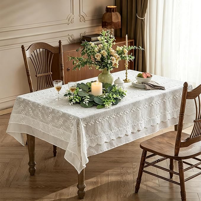 4PCS Eucalyptus Candle Rings Wreaths, Artificial Greenery Faux Kitchen Cabinet Wreath,Spring Wreath with Burlap Ribbon, Pillar Candle Holder Wreath for Porch Wall Window Farmhouse Wall Home Decor
