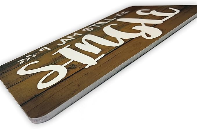 KING PROPS Rustic Photo Booth Props – 6 Double‑Sided Wedding Party Sign Cutouts for DIY Photo Booth, Bridal Shower & Reception Guests