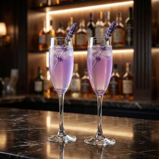 Restaurantware Voglia Nude 6 Ounce Champagne Glasses Set Of 12 Crystal Flute Glasses - Laser-Cut Rim Dishwasher-Safe Stemware Fine-Blown Crystal Champagne Flutes For Special Occasions or Everyday