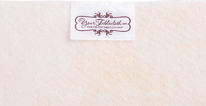 Yourtablecloth Heavy Duty Vinyl Rectangle or Square Tablecloth – 6 Gauge Heavy Duty Tablecloth – Flannel Backed – Wipeable Tablecloth with Vivid Colors & Many Sizes 52 x 90 Stone