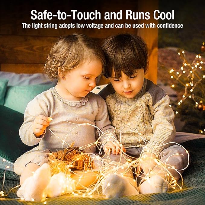50 Pack Fairy Lights Battery Operated - 7ft 20 Led Small Twinkle lights 3 Modes, Bulk Mini String Lights Waterproof for Mason Jars Vases Crafts Party Wedding Mothers Day Decoration-Warm White