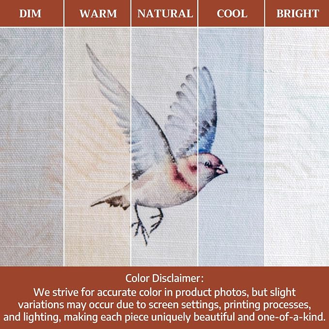 Maison d' Hermine Table Cloth Rectangle Table 100% Cotton 54 x 72 Inches Tablecloth Reusable Decorative for Dining Kitchen Room Farmhouse Party Home Hotel Restaurant Spring Summer - Flying Birds