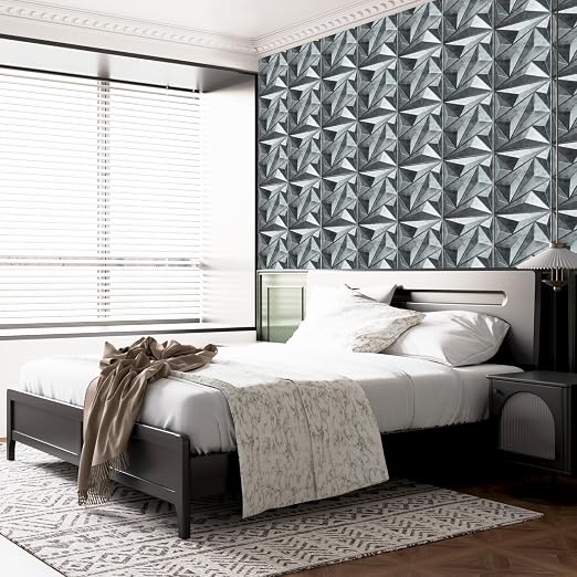 Art3dwallpanels 33 Pack 3D Wall Panel Diamond for Interior Wall Décor, PVC Textured Wall Panels, 12''x12'' Cover 32.Sq.Ft. Patina Bronze