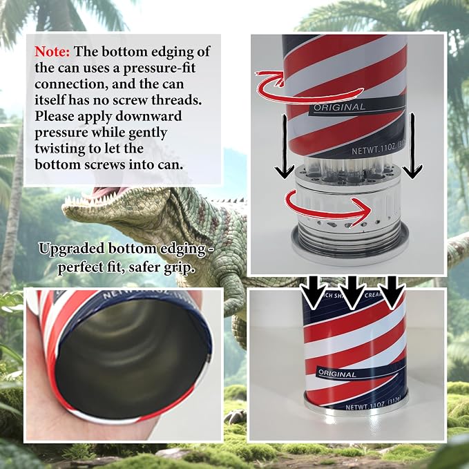 Dinosaur DNA Can Freezer Jar Canister with Rack and Test Tube Dinasaur DNA Props Cryo for Dinosaur Fans and Movie Collectors for Party Decoration Birthday Christmas Gift