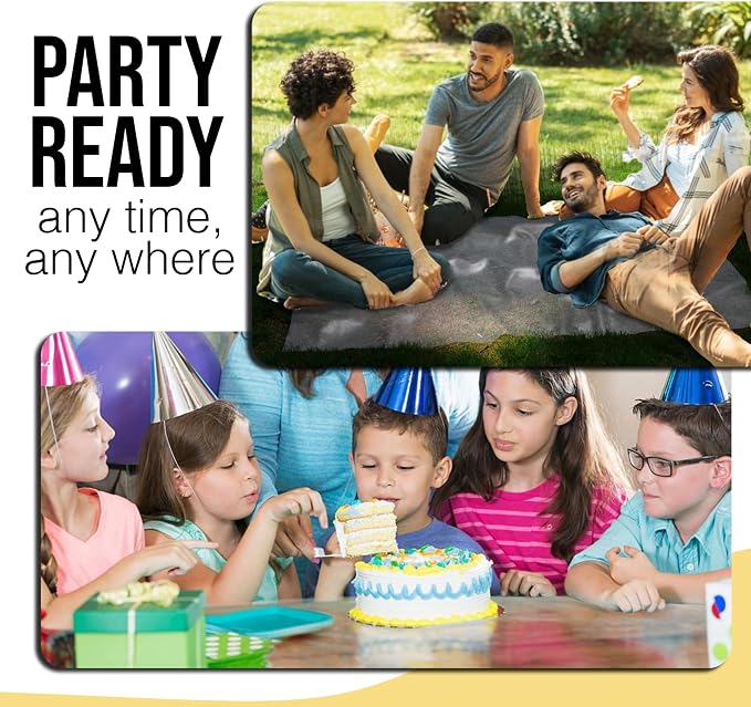 Party Solids 66% Thicker Premium Clear Plastic Table Cover Roll 40" X 300' Table Cloth Plastic Cover Roll Quality Thick Banquet Rolls Disposable Tablecloth Rolls Strong American Based Company