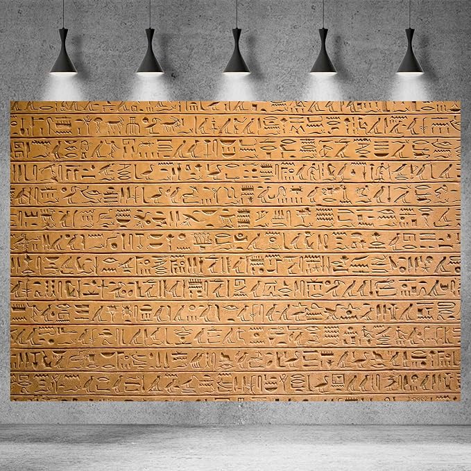 Egypt Hieroglyphs Backdrop Ancient Egyptians Civilization Photography Background Egyptian Art Photos Archaeology History Course Culture Background Mural Travel Backdrop Portraits Photo 10x8ft