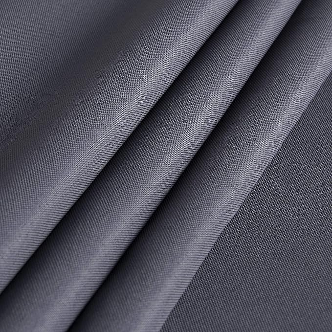 sancua Rectangle Tablecloth - 70 x 120 Inch - Stain and Wrinkle Resistant Washable Polyester Table Cloth, Decorative Fabric Table Cover for Dining Tables, Buffet Parties and Camping, Grey