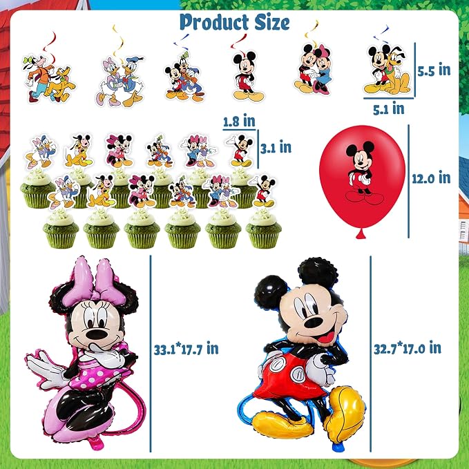 Birthday Party Decorations Kit, Includes Happy Birthday Banner,Balloons,Tablecloth,Backdrop, Adult Themed Party Supplies