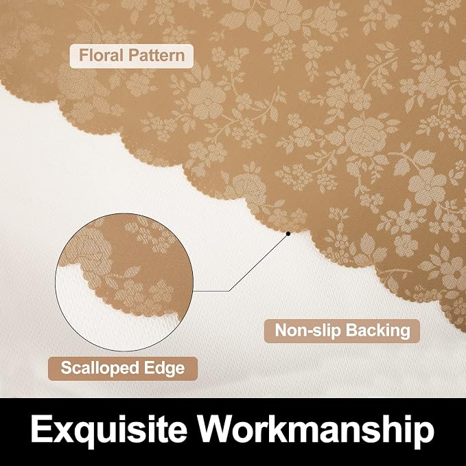 Smiry Round Table Cloth, Waterproof Heavy Duty Vinyl Tablecloths, Wipeable Washable Table Cover for Kitchen and Dining Room (Brown, 70" x 70")
